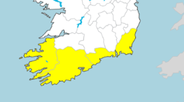 Met Éireann issues weather warning for Waterford