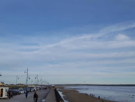 Storm Lorenzo closes Tramore Promenade in County Waterford