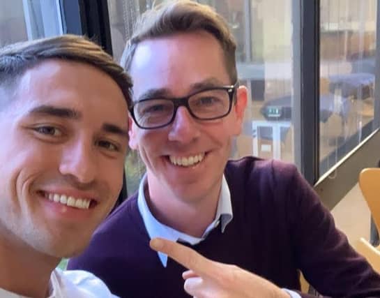 Ryan Tubridy with Greg O'Shea this Tuesday | Picture: Greg O'Shea/Instagram