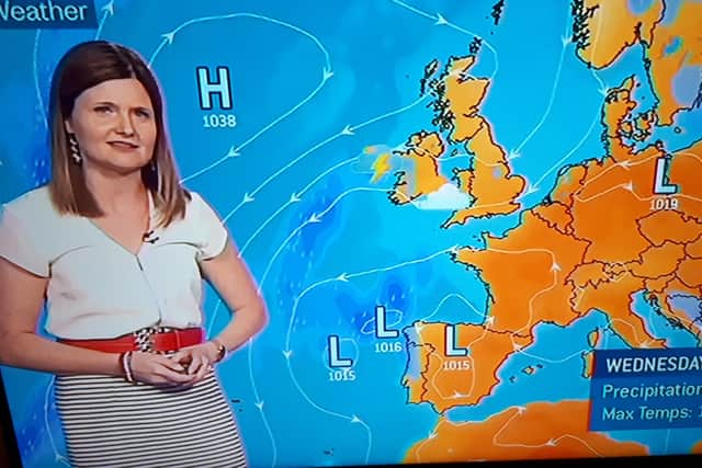 "That high humidity sparking thunderstorms. Then on Tuesday, hotter again with temperatures up to 23 or 24 degrees especially across the northern half of the country but we will see an area of thundery rain pushing up from the south as we go through the day," she said. MORE BELOW PICTURE.