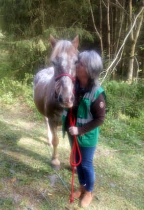 Paul with Anne Williamson in the County Waterford woods