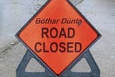 Road resurfacing works are taking place at the location