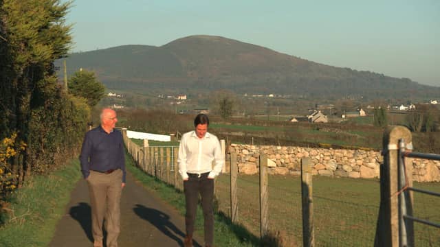 Virgin Media News economics correspondent Paul Colgan with his father