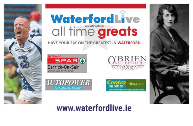 VOTE: Waterford's All Time Greats Last 16 poll - John Mullane v Teresa Deevy