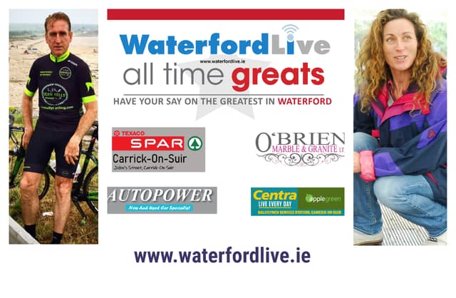 VOTE: Waterford's All Time Greats Last 16 poll - Sean Kelly v Carrie Crowley