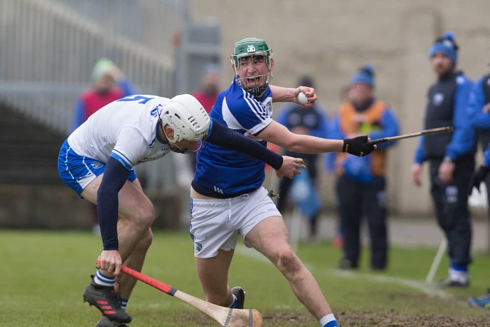 Sean Downey in possession for Laois. Pic: Alf Harvey