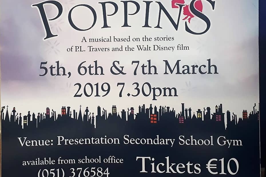 Waterford's Presentation Secondary School presents Mary Poppins from March 5-7
