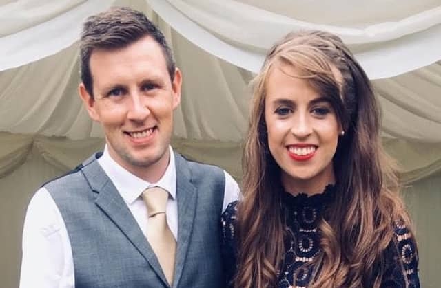 Clonmel’s Anthony Hewitt with his partner Eimear Howley