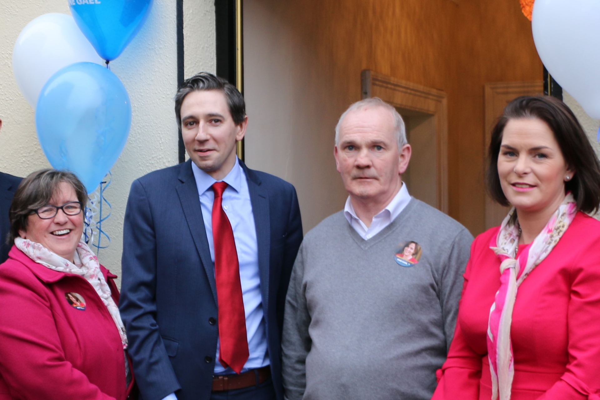 Cllr Marie Murphy, Minister Simon Harris, Cllr Joe Burke and Mary Newman Julian at Fine Gael's Árd Fheis