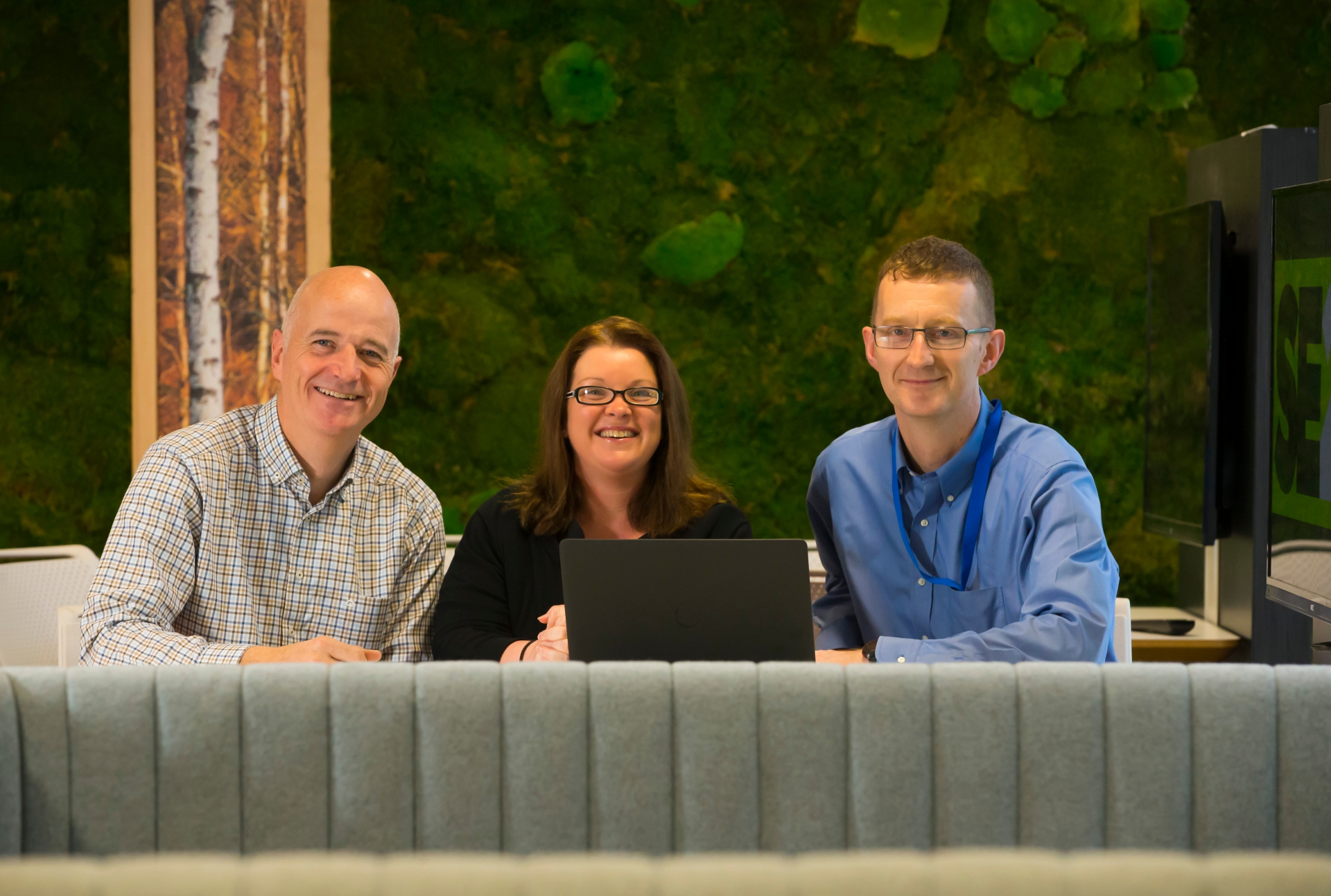 VP, Ireland & Finance, David Forristal : Senior Director, Technology and Teresa Holden : HR Business Partner Pic: Patrick Browne