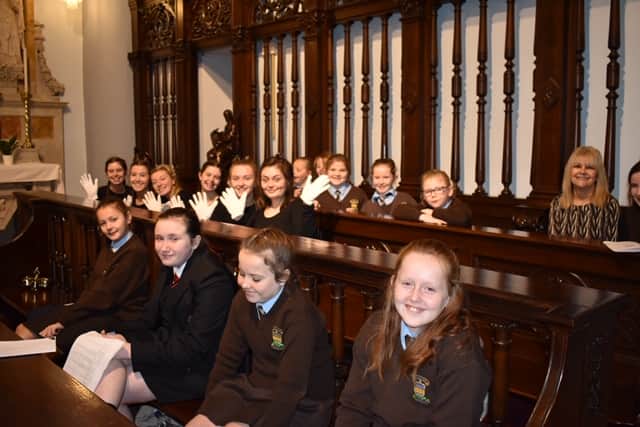 The choir mesmerised the congregation with a medley of hymns and songs from the musical Woman of Welcoming Heart, written in honour of the foundress of the Presentation sisters.