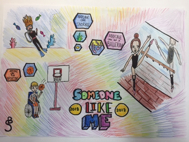 Waterford national school St John of God won the county senior category in the Someone Like Me competition