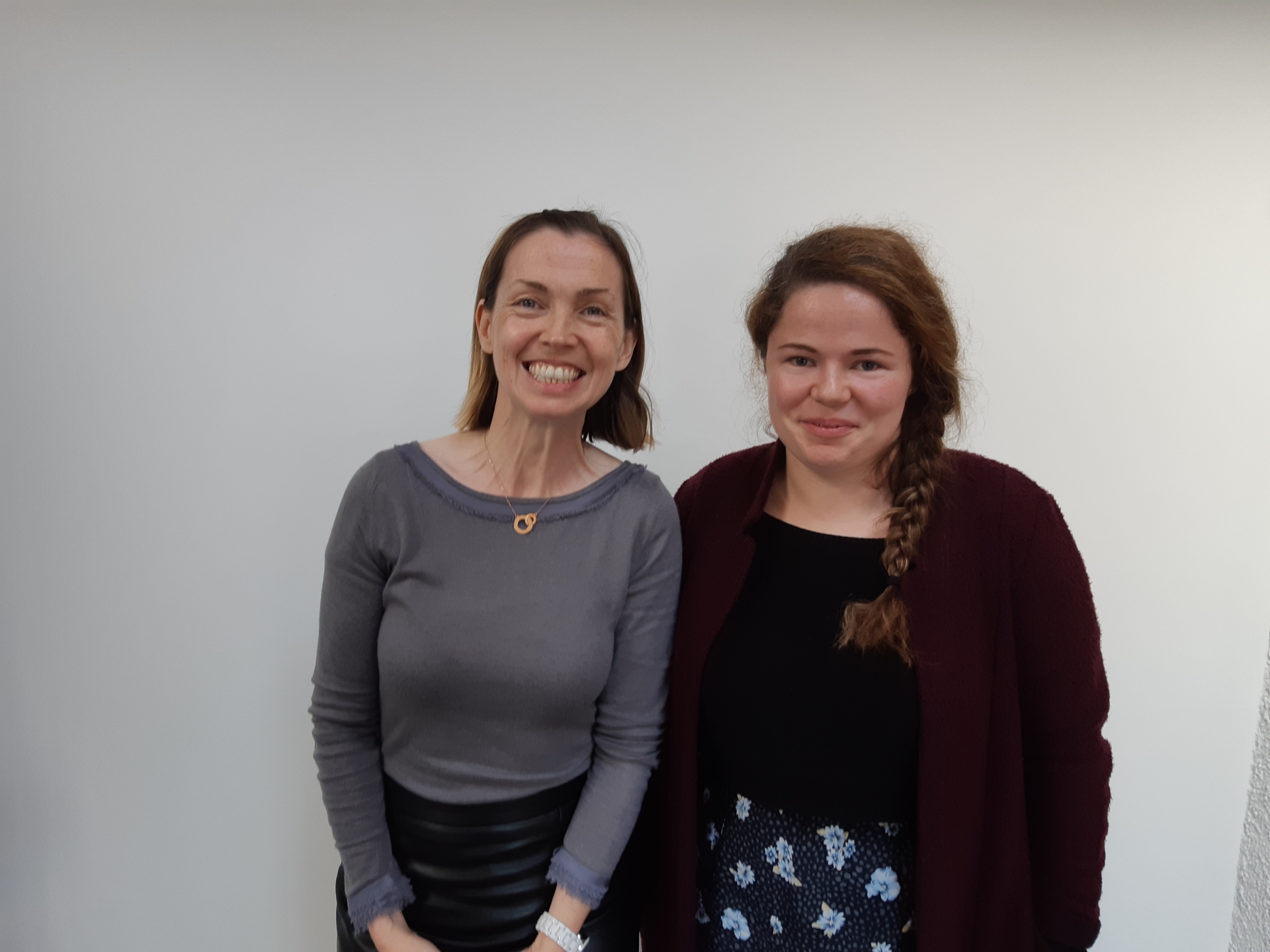 National Youth Council of Ireland’s Anne O'Gorman with Garter Lane Arts Centre's Sandra Kelly