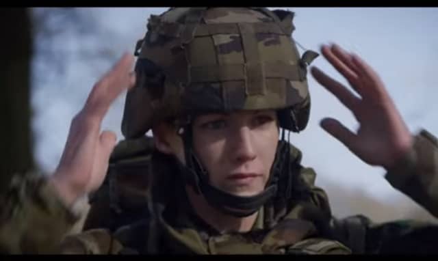 A still from the army recruitment video targeting women