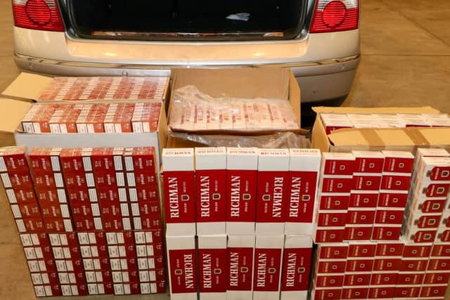 On Friday (July 6), Revenue officers seized 50,000 unstamped cigarettes while carrying out a Multi Agency checkpoint with An Garda Síochána in North Tipperary. The seized contraband cigarettes have an estimated street value of €30,000, representing a potential loss to the Exchequer of almost €24,000. The brands seized included 'EM@IL' and 'Richman'. A man in his 40s was questioned and a file is being prepared for DPP.