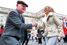 Dancing at Crossroads event in Celbridge