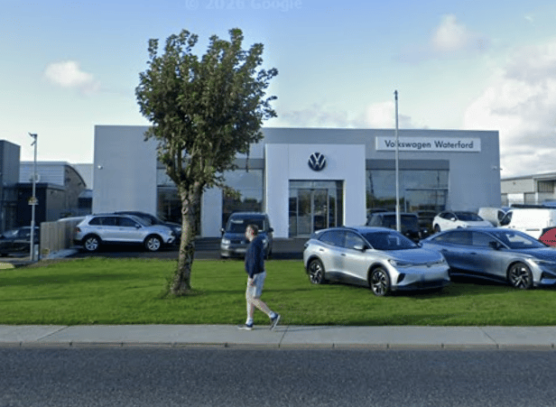 The Volkswagen showroom that is due to be extended