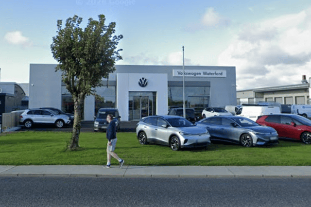 The Volkswagen showroom that is due to be extended