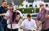 Artists perform at the Dunmore East Bluegrass Festival