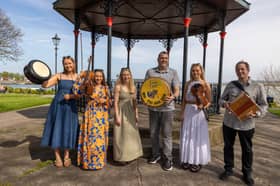 Pictured at the launch of TuneFest Dungarvan were (L-R) Niamh Fennell, Sarah O’Gorman, Ellen McCloskey, Donnchadh Gough, Ellen O’Gorman and Benny McCarthy