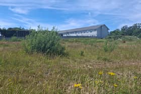 The site at the rear of the Ballinakill Shopping Centre
