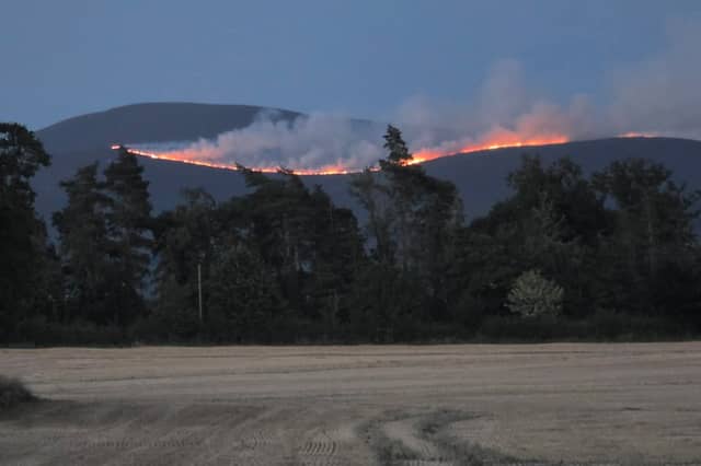 Slievenamon at about 10pm on Monday night