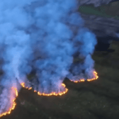 The fire on Slievenamon in County Tipperary