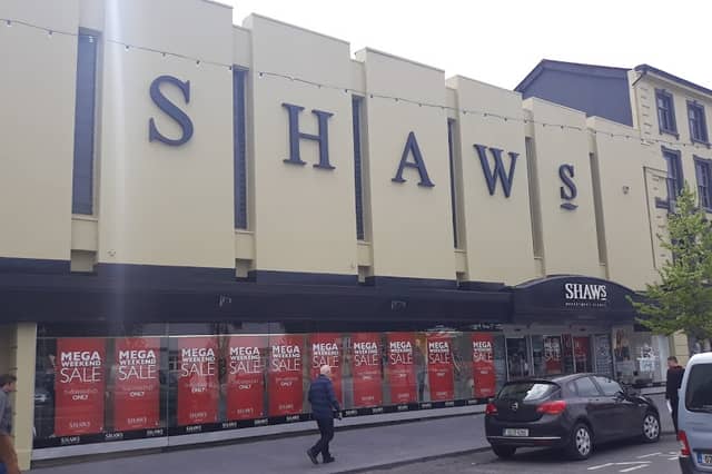 Shaw’s premises on Merchant’s Quay in Waterford city