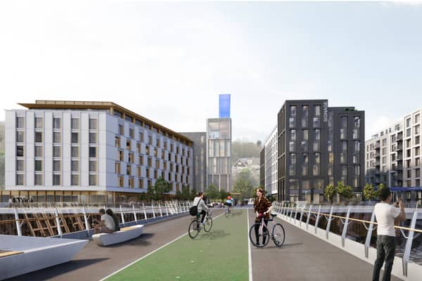 A visualisation of the proposed development