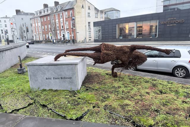 The ‘Rosalind’ statue was damaged in February, but restoration works have been taking place