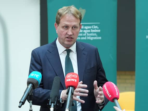 Justice Minister Jim O’Callaghan