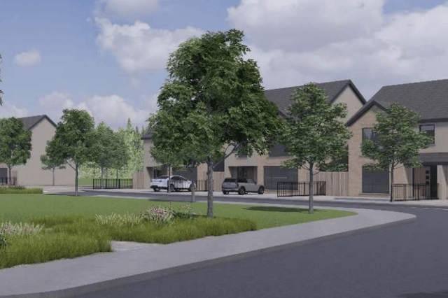A visualisation of the proposed development