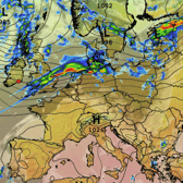 The current weather outlook over Europe