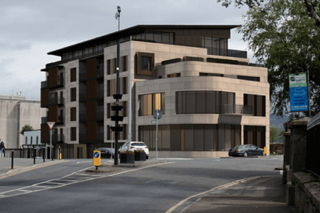 A visualisation of the proposed development