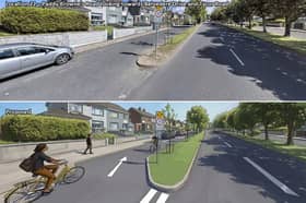 A visualisation of the proposed changes to Paddy Browne’s Road under the scheme