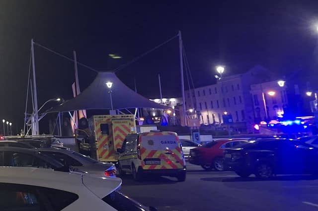 Members of An Garda Síochána and the National Ambulance Service attended the scene