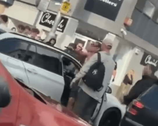 A still image from a video which has circulated online