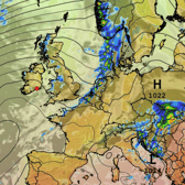 The current weather outlook over Europe