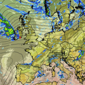 The current weather outlook over Western Europe