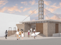 A visualisation of the proposed development