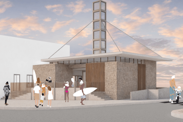A visualisation of the proposed development