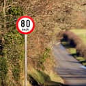 The current speed limit on the road in question is 80km/h