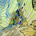 The current weather outlook over Western Europe
