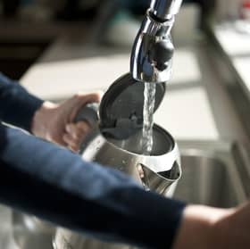 Customers are being advised to boil their water before drinking it