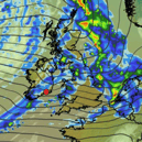 The current weather outlook over Western Europe