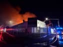Members of the Waterford City Fire Service tackle the blaze at the Old Jute Factory back in May