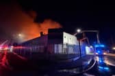 Members of the Waterford City Fire Service tackle the blaze at the Old Jute Factory back in May