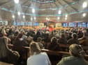 The vigil was held in the Sacred Heart Church on Wednesday evening