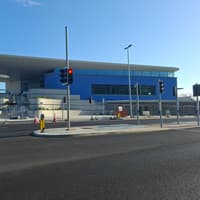 Seating and lighting being installed at new Waterford train station as work continues