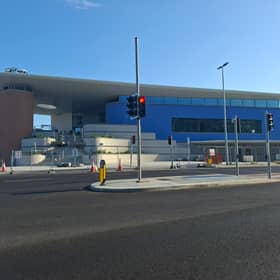 Work on the new train station in Waterford has progressed to the final fit-out stage